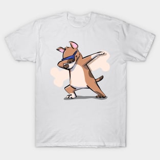 Funny Dabbing Dancing Dog Pet T-Shirt